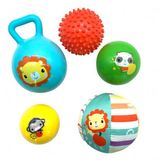 Fisher Price Set de 5 balles et hochets multicolore Enfants