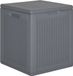 Boîte de jardin PP rotin gris 90 L