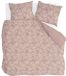 Byrklund Dekbedovertrek Fresh Garden - 200x220 - 100% Polyester - Roze