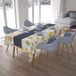 Bonamaison Tafelkleed, Anti-Mold, Sneldrogend, Waterdicht, 100% Polyester Tafellaken, Willekeurig patroon, 140 x 200 Cm
