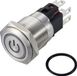 TRU COMPONENTS TC-12647476 Druktoets 250 V/AC 3 A 1x uit/(aan) IP65 RGB Moment RVS 1 stuk(s)