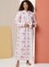 BUTTERICK Naaipatroon B7015A Misses' nachthemd met mouwen en lengte variaties A (XS-S-M-L-XL-XXL)