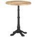 Table de bistrot Ø 60x76 cm bois de manguier brut