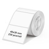 Olympia Etikettenrol voor PM220 | 40 × 30 mm | wit | waterdicht en slijtvast