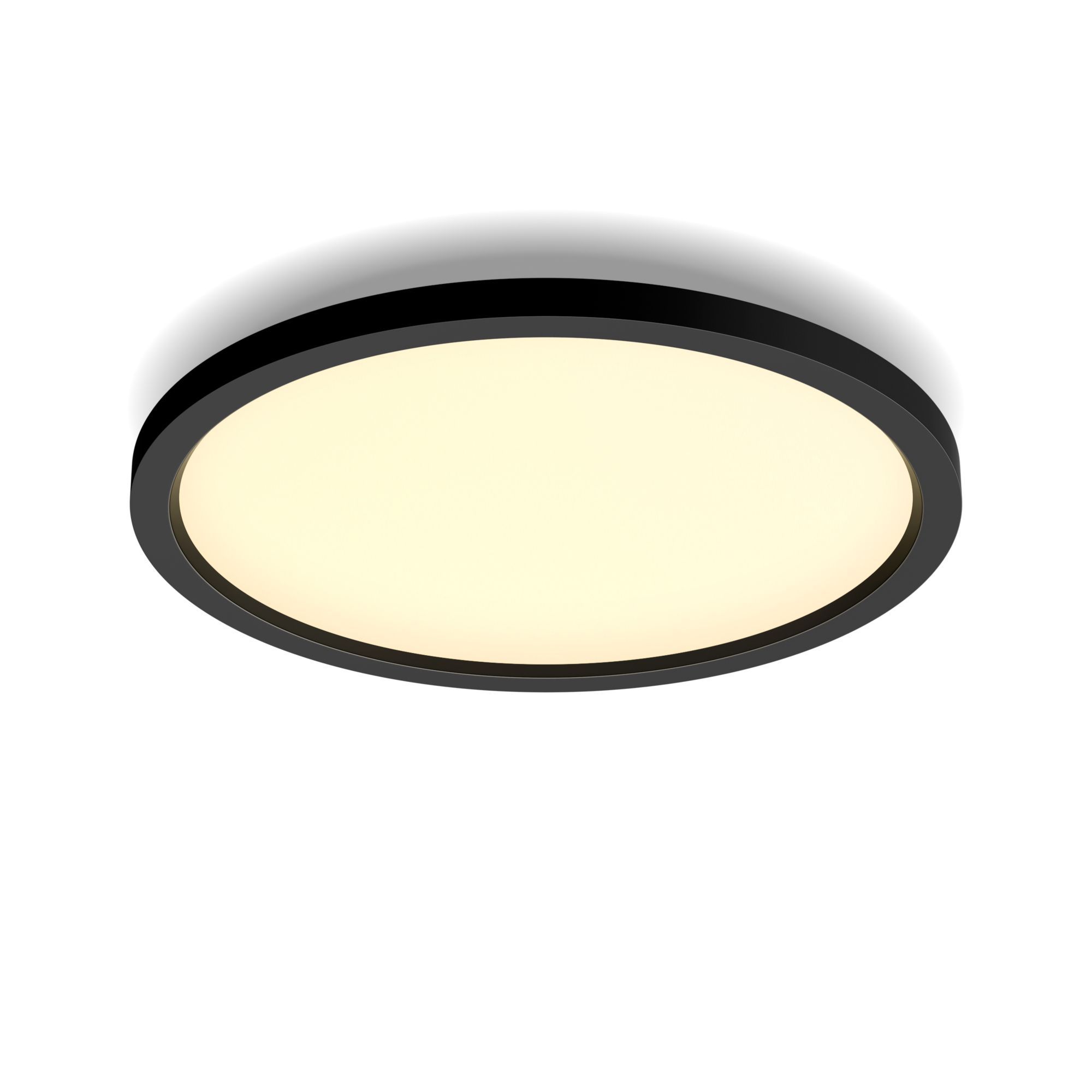 Philips Hue Aurelle White Ambiance Smart LED Panel Light - Black - Round