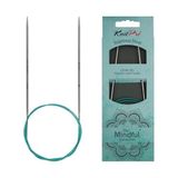 KnitPro 36072 aiguille à tricoter circulaire Mindful 2,25 mm 60 cm Anglais, bleu-vert