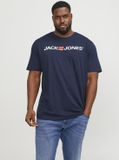 Jack & Jones Plus Size JJECORP Logo T-Shirt - 3XL - Navy Blazer