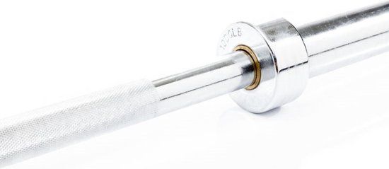 Muscle Power Olympische Halterstang - Chroom - 218 cm