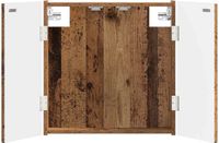 vidaXL Dartbord Kabinet ALKMAAR Oud hout 52,5 x 10,5 x 53,5 cm