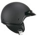 SKA-P 1FHA Smart Mono Helm met open gezicht, matzwart