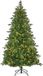 Black Box Trees Brampton Kerstboom met Verlichting - Kunstkerstboom Slank met 180 LED Lampjes en Scharnierconstructie - Kerstversiering voor Binnen - H185 x Ø114 cm - Groen