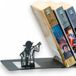 Renovatio Zwarte Metalen Boekensteun