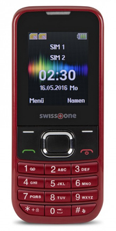 Swisstone SC 230 - Rood - Dual SIM - 1.77" - Entry-level phone