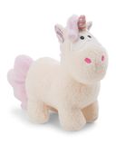 NICI 61905 Eenhoorn Creamy Pink pluche, zacht, schattig, om te knuffelen en te spelen, geweldig cadeau-idee, voor kinderen en volwassenen, 13 cm, wit