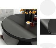 vidaXL Tafelbeschermer mat Ø 110 cm 1,6 mm PVC