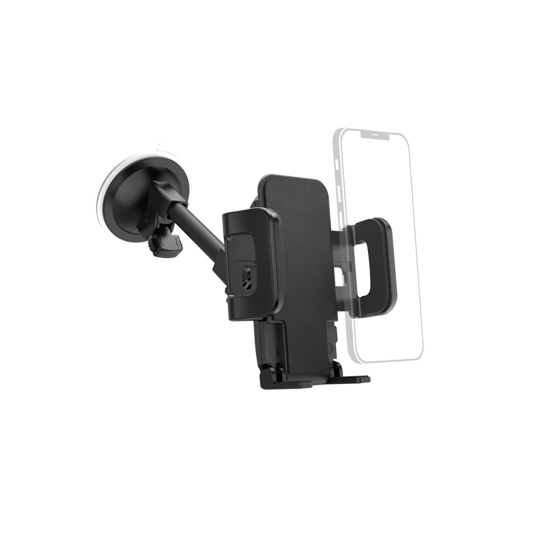Hama Compact Passieve telefoonhouder - Zwart