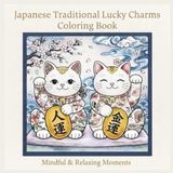 Japanese Traditional Lucky Charms Coloring Book