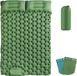 Generisch Bol Camping Slaapmat 2 Personen Zelfopblazend Luchtmatras Outdoor Camping Matras met Kussen Slaapmat Opvouwbaar Ultralicht Luchtbed Opblaasbare Campingmat met Voetpomp voor Strandtent