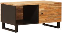 vidaXL Salontafel Bruin 80 x 50 x 40 cm Massief Mango Hout