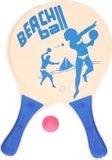 T & F Creations Beachball spel - Hout - Blauw