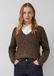 s.Oliver Strickpullover V-hals Katoen Visgraat Donkerbruin