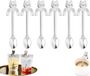 Ibenzoa® set de 6 pièces cuillères à café en acier inoxydable avec design de chat endormi