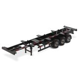 Diecast Masters 91024-40ft Skeletwagen, in zwart, schaal 1:50