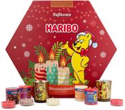 Haribo Adventskalender - 24-delig - geurkaarsjes - veelkleurig