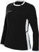 Nike Academy 25 Dri-Fit maillot à manches longues de football pour femmes, col rond, noir/noir/blanc/blanc, HM0744-010, M