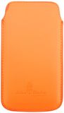 Urban Monkey Hoes voor mobiele telefoon met pulltab en microvezelvoering voor smartphone tot 4-4,3 inch oranje
