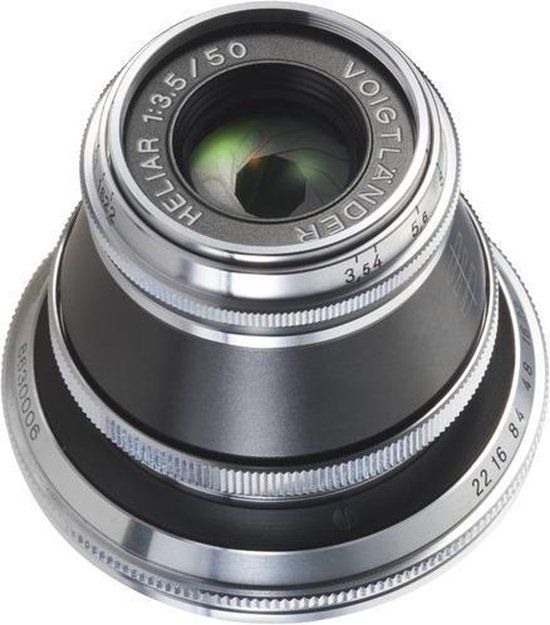 Voigtländer VM 50 mm F3.5 Heliar - Zwart/Zilver