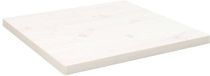 vidaXL Tafelblad vierkant 40x40x2,5 cm massief grenenhout wit