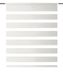 Home fashion Kettingrolgordijn zebra, stof, wolwit, 150 x 50 cm