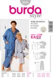 Burda Patroon 2691 Pyjama voor hem en hem Gr. D 38/40-46/48, H 44/46-52/54