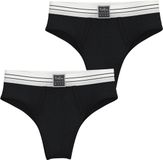 Björn Borg Dames Original Highwaist Briefs - Slip Hoge Taille (2-pack) - Zwart