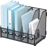 Merkloos / Sans marque Shenzhen Haorui Industrial Technology Co., Ltd. Bureau-organizer - 5 vakken - metaal - ruimtebesparend