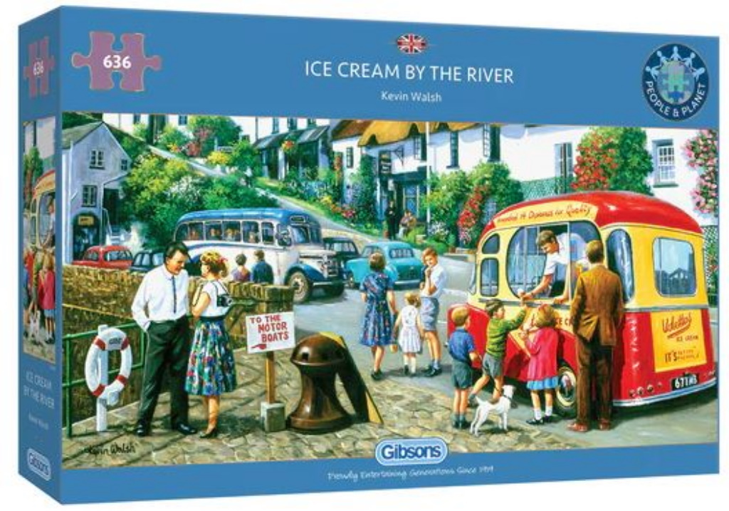 Gibsons Ice Cream by the River Puzzel (636 stukjes)