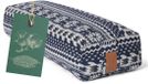 #DoYourYoga - Hoekig Yoga bolster - »Paravati« - Meditatiekussen met bio-organische boekweit schalen vulling - L67 cm & diam.13 cm - Style (1)