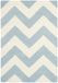 SAFAVIEH Chatham Collection Blauw en Ivoor Korte Pool Tapijt 61 x 91 cm