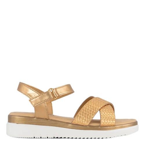 Graceland sandalen metallic goud