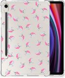 B2Ctelecom Hippe Hoes voor Samsung Galaxy Tab S9 Unicorns