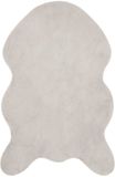 vidaXL - Tapis antidérapant en fausse fourrure de lapin OLITE Beige