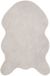 vidaXL - Tapis antidérapant en fausse fourrure de lapin OLITE Beige