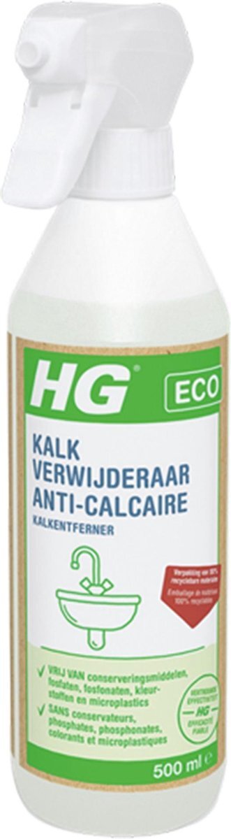 HG ECO kalkverwijderaar De ecologische kalkverwijderaar voor allerlei soorten ondergronden