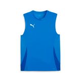 Puma TeamGoal Sleeveless Jersey Heren M Electric Blue Lemonade-Puma White-Puma Team Royal