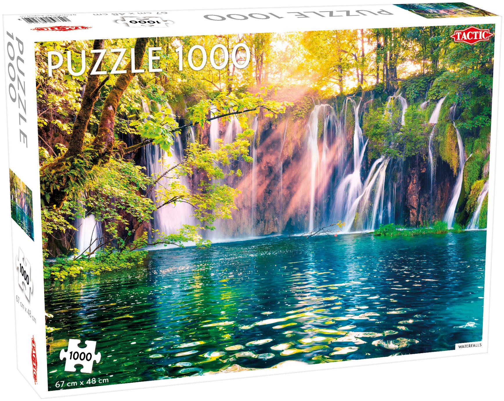 Tactic Landscape Puzzel - Waterfalls / Plitvice National - 1000 stukjes