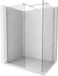 Mexen Kioto douchescherm Walk-in 130 x 105 cm, transparant, chroom