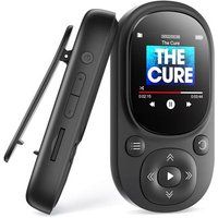 ELVANZA Muziekspeler, MP3-speler, speciale MP4-muziekspeler, Bluetooth-speler met opnamefunctie, zwart 32 GB