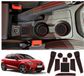 OEM Shenzhen Haorui Industrial Technology Co., Ltd. Rubberen Matten Set - Antislip Stofwerend - Voor Binnendeur, Bekerhouder, Armsteunbak en Opbergvak - 9 stuks