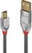LINDY 36631 USB-kabel 1 m Grijs